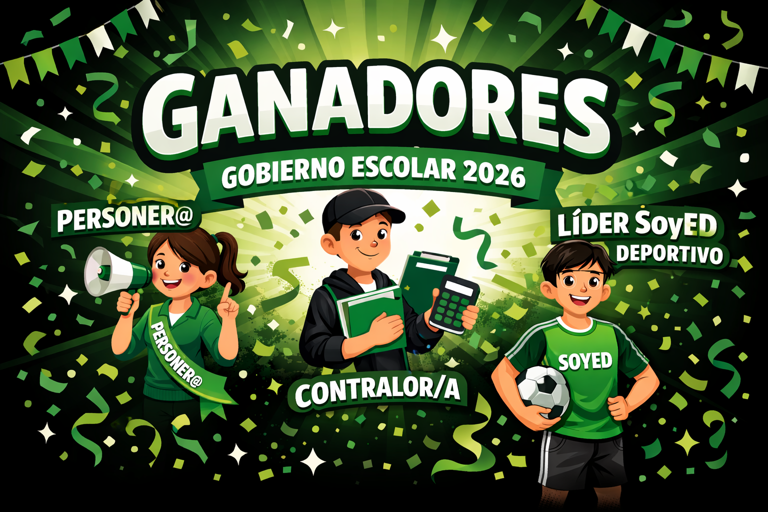 GANADORES GOBIERNO ESCOLAR 2026